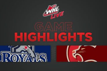 WHL Highlights: Royals (7) at Cougars (6) SO - March 18, 2023