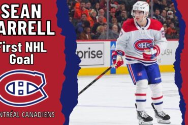 Sean Farrell #57 (Montréal Canadiens) first NHL goal Mar 30, 2023
