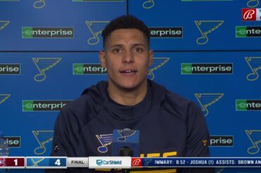 Joshua on his goal against the Habs: 'It's nice to be able to step in'