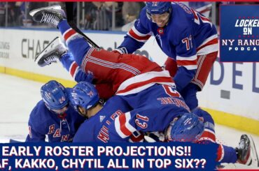 New York Rangers Opening Night roster projections!! Can/should we get Laf, Kakko and Fil in top six?