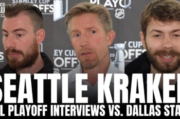Philipp Grubauer, Oliver Bjorkstrand & Dave Hakstol React to Dallas Stars vs. Seattle Tied 2-2