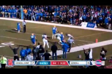 Francis Howell #18 Colton White scores his third TD of the game