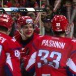 Gavrikov hits Kovalchuk, then ties the game with a slapshot