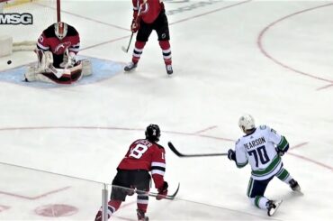 Tanner Pearson Squeaks This One Through Daws To Make It A Four Goal Game