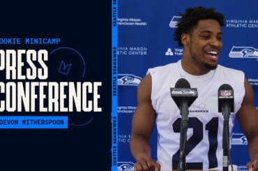 Devon Witherspoon: "I'm Loving My Time Here" | Rookie Minicamp Press Conference