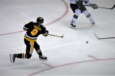 Evan Rodrigues With The Cut Back Fires This Bad Boy Top Shelf On Reimer