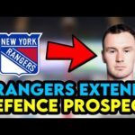 New York Rangers EXTEND Top RIGHT DEFENCE PROSPECT!