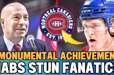 REVOLUTIONARY REVELATION MONTREAL CANADIENS GAME CHANGING ACHIEVEMENT CONFIRMED | CANADIENS NEWS