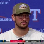 Dane Dunning: "After a couple of innings, I was starting to slow myself down"