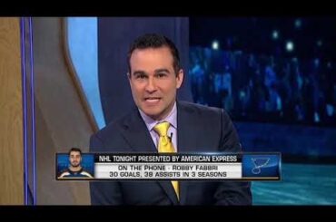 NHL Tonight:  Robby Fabbri talks long journey back to the NHL   Nov 7,  2018