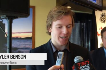 Tyler Benson talks 2016 CHL Top Prospects Game