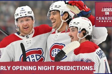 Early 2023 Montreal Canadiens opening night roster predictions!