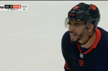 Edmonton Oilers' Evander Kane 4 Penalties in 8:47 vs Arizona Coyotes