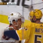 Tommy Wingels vs Austin Watson Jan 30, 2018