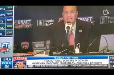 Florida Panthers Select Anton Lundell 12 Overall 2020 NHL DRAFT