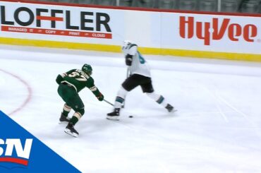 Sharks' Nieto Scores Off Of Ridiculous Between-The-Legs Pass From Karlsson