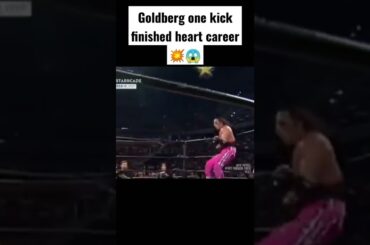 Goldberg career ending kick😱💥 #goldberg #shorts