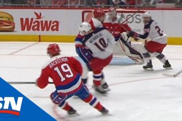 Tom Wilson Lowers The Boom On Alexander Wennberg