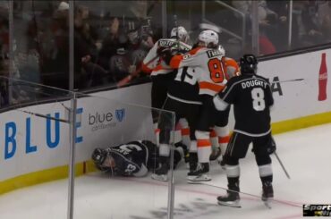 Rasmus Ristolainen Boarding Penalty against Viktor Arvidsson