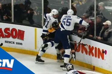 Braydon Coburn Demolishes Sean Kuraly With Devastating Body Check