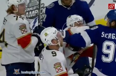 Sam Bennett vs Mikhail Sergachev Oct 5, 2021