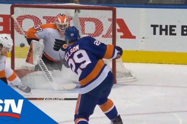 Brock Nelson Wires One Top Shelf Past Brian Elliott