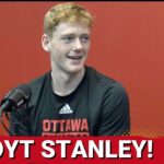 Ottawa Senators Prospect Hoyt Stanley Shares Draft Day Memories LIVE From Sens Dev Camp