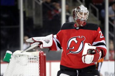 Devils' Cory Schneider, Mackenzie Blackwood practice