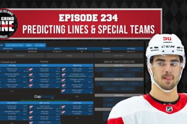 Episode 234 - Predicting the Detroit Red Wings Lines & Special Teams