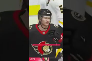 Dzingel elects to shoot to put the Sens up 7! #hockey #nhl22 #stanleycupplayoffs
