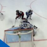 Evgenii Dadonov Scores After Connor Hellebuyck Can't Corral Bouncing Puck