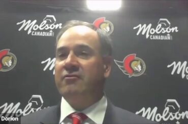 Sens general manager Pierre Dorion discusses 2020 NHL Draft first-round picks