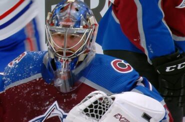 Philipp Grubauer denies Kenny Agostino with big save