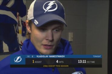 Vladislav Namestnikov -- Tampa Bay Lightning vs. Detroit Red Wings 02/15/2018