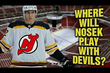 NJ Devils SIGN Tomas Nosek and Where Will He Play With This Roster?