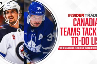 With the draft over, focus now shifts as Canadian NHL teams tackle to-do list