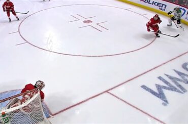Ryan Suter From The Impossible Angle Opens The Scoring For Dallas In Detroit