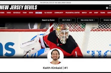 NHL Keith Kinkaid is a Winner New Jersey Devils 3/25/18 Hockey