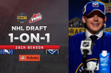 2023 NHL Draft 1-on-1 - Zach Benson