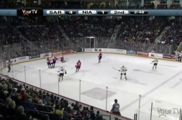 Adam Ruzicka 27 goal in season OHL Sarnia Sting