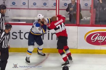 Chris Thorburn vs Mark Borowiecki Jan 18, 2018