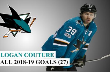 Logan Couture (#39) All 27 Goals of the 2018-19 NHL Season