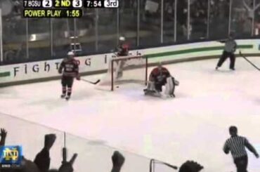 Anders Lee and Robbie Russo  Notre Dame vs. Bowling Green  03-16-13