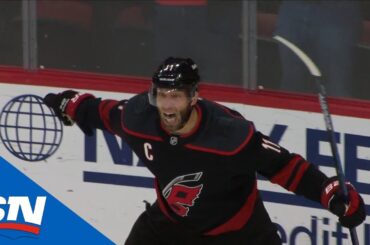 Jordan Staal Bats Puck Out Of Midair For Game 5 OT Winner