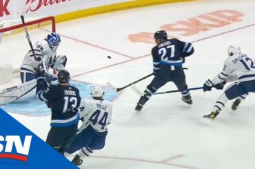 Nikolaj Ehlers Deflects Beautiful Pass From Paul Stastny Top-Shelf