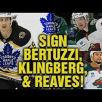 Maple Leafs SIGN Tyler Bertuzzi, John Klingberg, & Ryan Reaves as NHL Free Agency Opens!