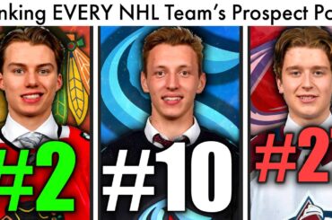 Ranking EVERY NHL Prospect Pool, WORST TO BEST! (2023 Top NHL Prospects Rankings/News/Trade Rumors)
