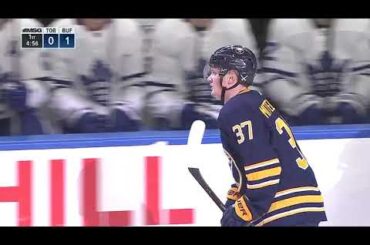 Casey Mittelstadt Goal vs Toronto Maple Leafs (3/20/2019)