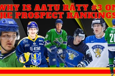 Why is Aatu Räty #3 on the Canucks prospect rankings?