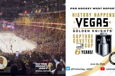 History Happens in Vegas… Golden Knights Capture Coveted Cup in Just Six Years! @IceTimeHockeySW